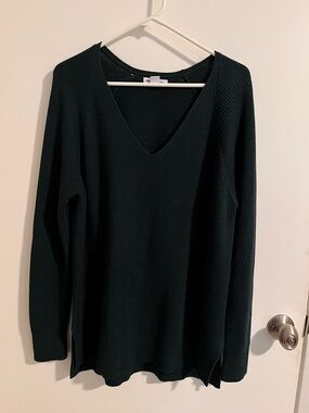 Athleta “Hanover” sweater - teal green